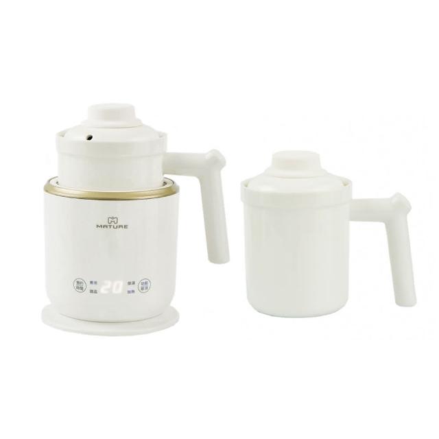 【MATURE 美萃】剛剛好陶瓷電煮鍋-一機雙杯組合(CY-1626)