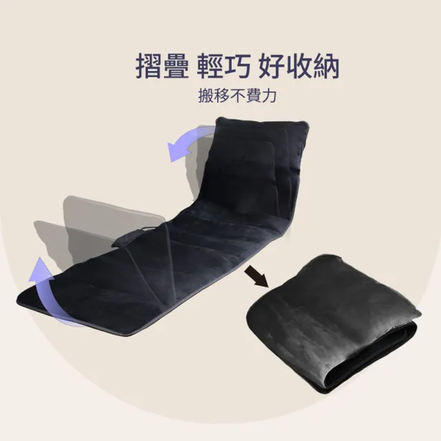 【MRF 健身大師】兩用型穴位震波按摩墊(按摩床墊/按摩椅墊)(父親節/禮物/88節)