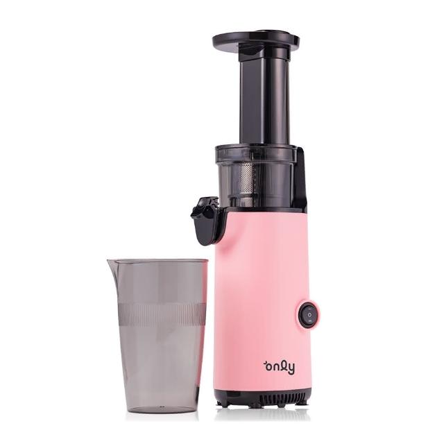 【only】小體積 蔬果慢磨機OJ13-L17SI粉(贈冰沙冰淇淋配件100%原汁萃取果汁機)