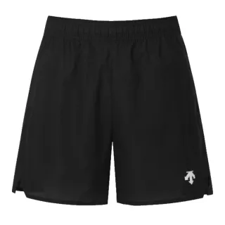 【DESCENTE】迪桑特 男士 5吋運動短褲(黑色)