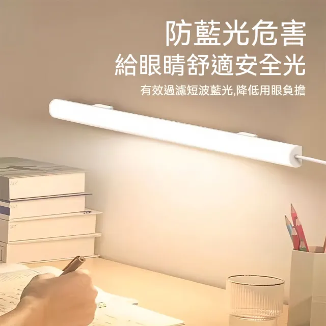 茉家 三色柔光USB磁吸護眼燈-小號1入