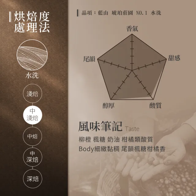 【JC咖啡】牙買加 藍山 No.1 水洗 咖啡豆1包│淺中焙(半磅;230g;莊園咖啡 新鮮烘焙)