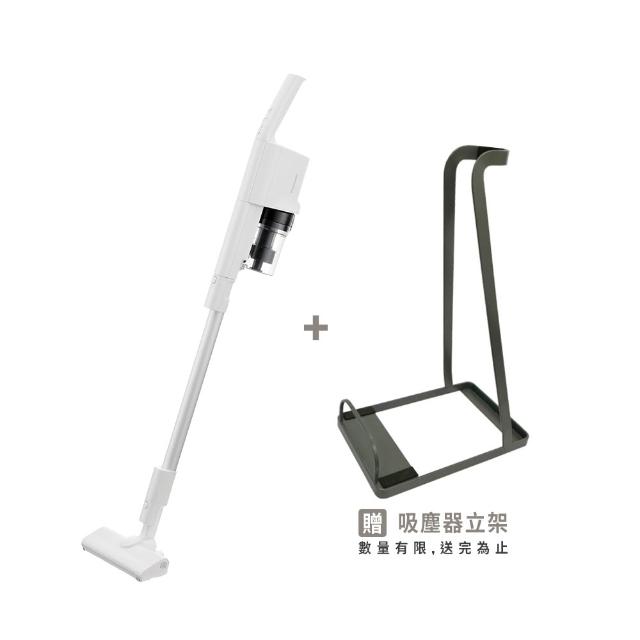 【Panasonic 國際牌】日本製造!(立架組)大吸力無線吸塵器MC-SB33J-W(momo獨家機型/可水洗濾網/零負擔握把)