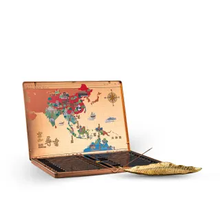 【富山香堂】全球珍尋絕世名香沉香絲路禮盒買香送座(限定款)