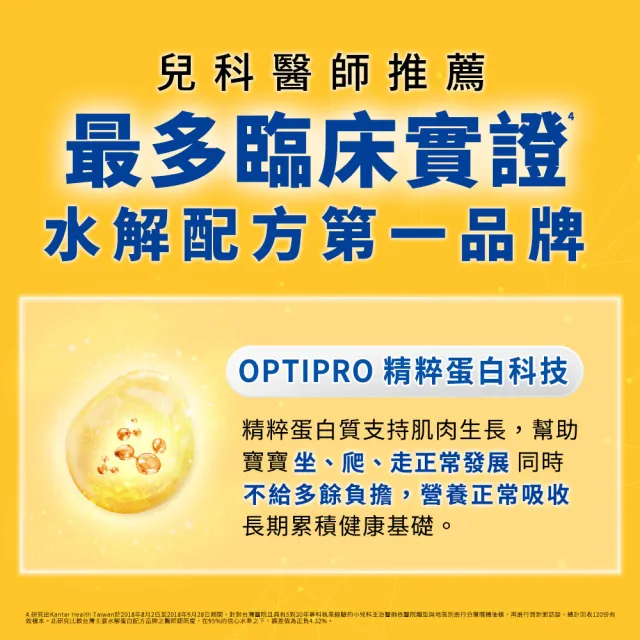 【Nestle NAN HA 雀巢能恩水解】官方直營 3號部分水解蛋白幼兒成長配方奶粉800gX3罐