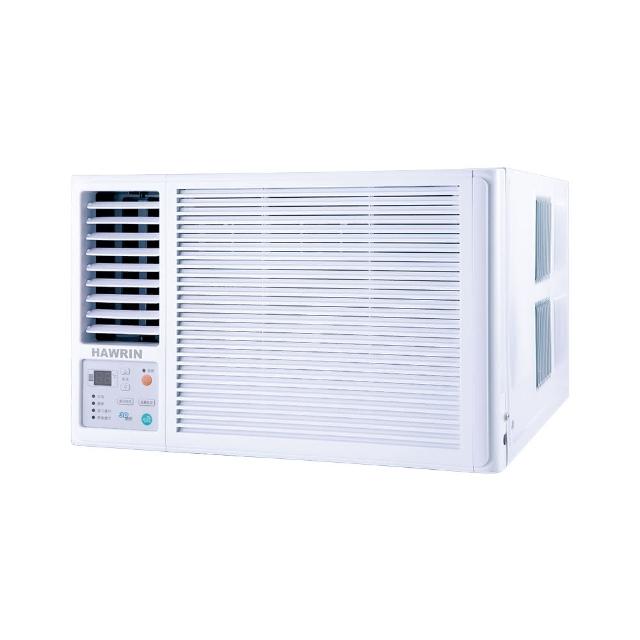 HAWRIN華菱 HANL-29KIGSH 窗型變頻冷氣，專為3-5坪空間設計，CSPF第一級能源效率，省電又環保。採用R32冷媒，220V電源，左吹出風口，室內供電。全機及壓縮機保固1年，產地為其他國家，BSMI許可依原廠公告。適合小空間快速製冷，安裝簡易，高效運轉。