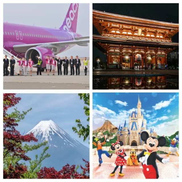 樂桃東京五日純機票｜09-10月早去晚回贈網卡+行李託運20公斤-單人券