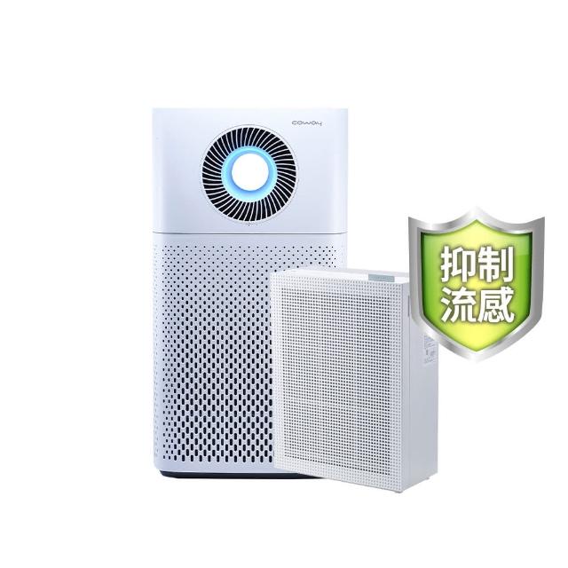 【Coway】(抑制流感)20坪急速循環AP-1516D+10坪玩美雙禦空氣清淨機AP-1019C(超值買大送小)