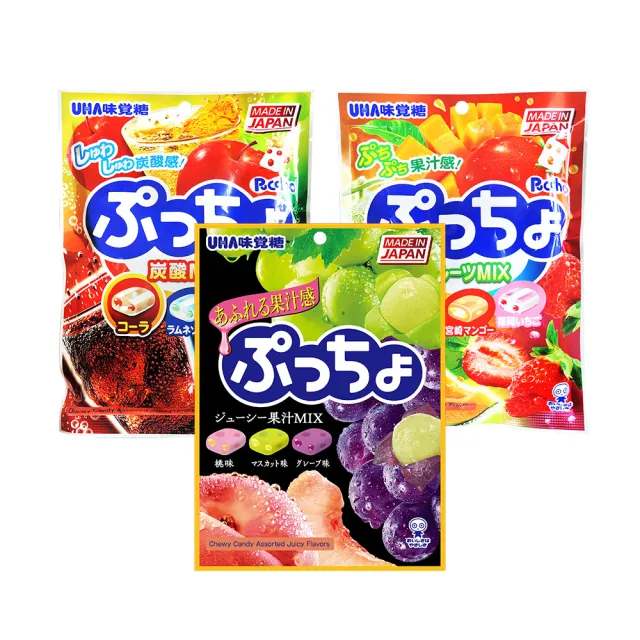 【UHA 味覺糖】普超軟糖90g(口味任選)