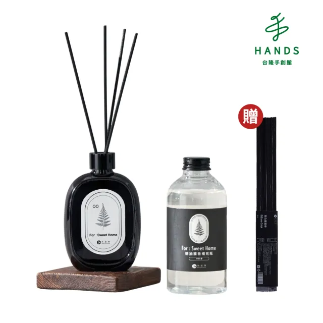 【台隆手創館】角度學精油擴香網購限定組 (擴香瓶+補充瓶+送擴香棒)