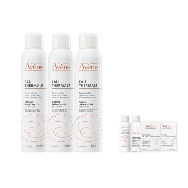 【Avene 雅漾官方直營】舒護活泉水300mlx3入(保濕化妝水/妝前噴霧)