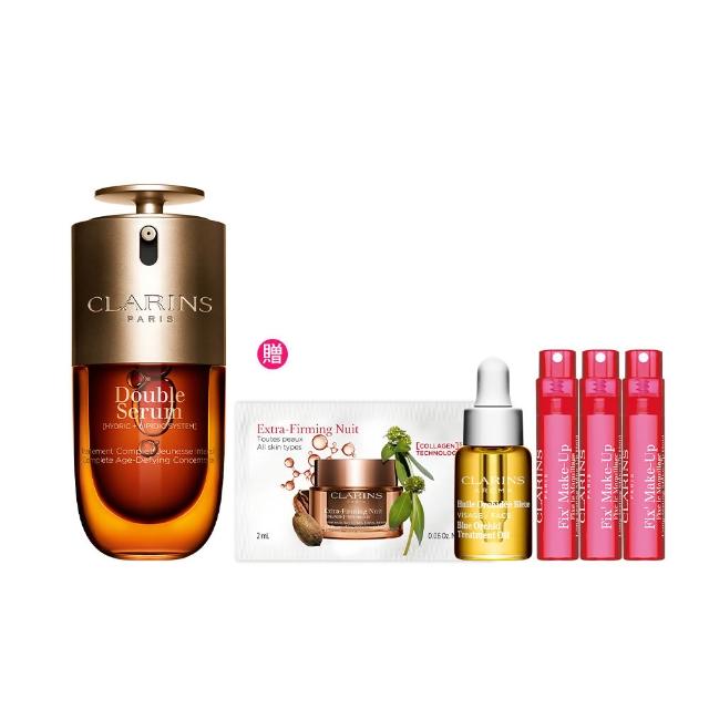 【CLARINS 克蘭詩】全新 黃金雙萃精華30ml(抗老精華液/換季穩膚)