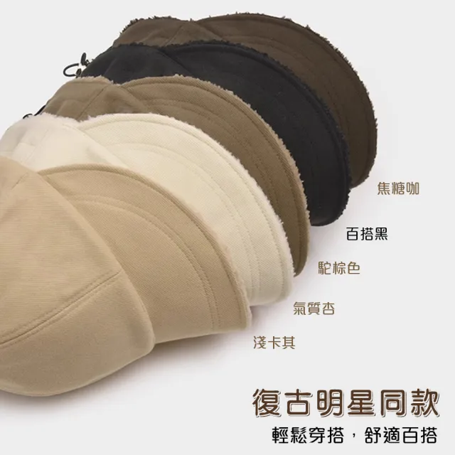 【QIDINA】時尚羊羔絨保暖雙面可戴鴨舌帽-U(保暖帽 冬天帽子女 登山帽 遮陽帽 防曬帽 棒球帽)