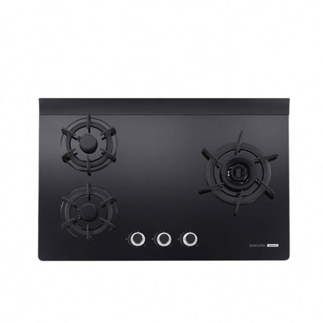 【SAKURA 櫻花】三口雙炫火玻璃檯面爐 G-2932AGB LPG/NG1 含基本安裝