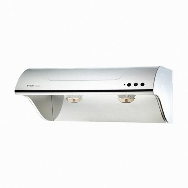 【SAKURA 櫻花】80cm斜背式除油煙機-高速雙渦輪+雙效除油 R-3262SL 含基本安裝