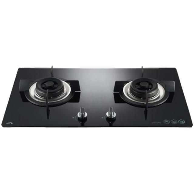 【喜特麗】雙口黑色玻璃檯面爐 JT-GC205A
