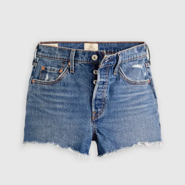 【LEVIS】Levi”s 501 短褲 貓鬚短褲 女生牛仔褲 熱賣單品 56327-0528