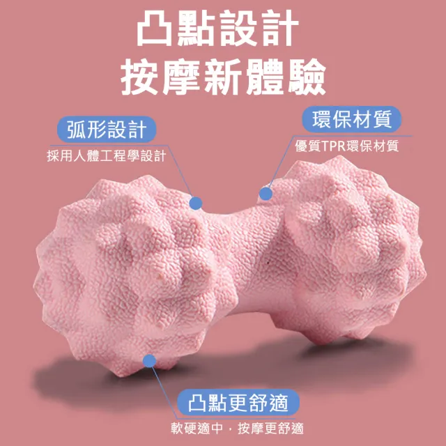 【X-BIKE】圓形凸點款 TPR健身筋膜球 放鬆全身肌肉 隨時隨地 享受舒適按摩