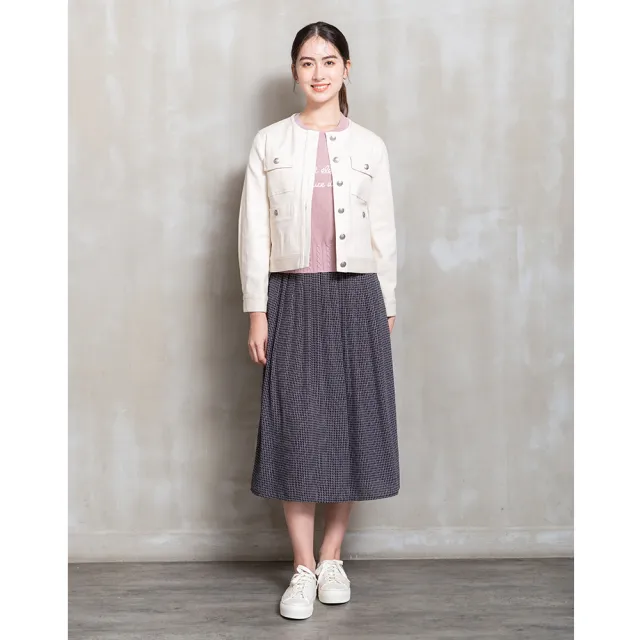 【perng yuh 芃諭名品】優雅氣質 雪紡 褶裙(2026 SS Collection｜5A春夏新品上市)