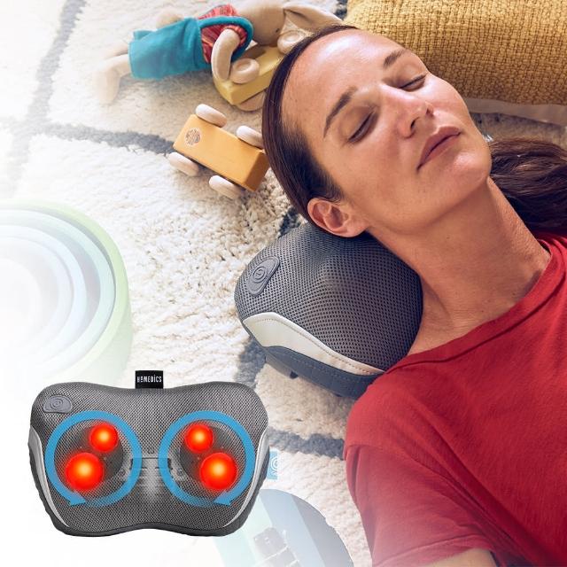 【HOMEDICS 家醫】無線溫熱指壓按摩枕(SP-135H)