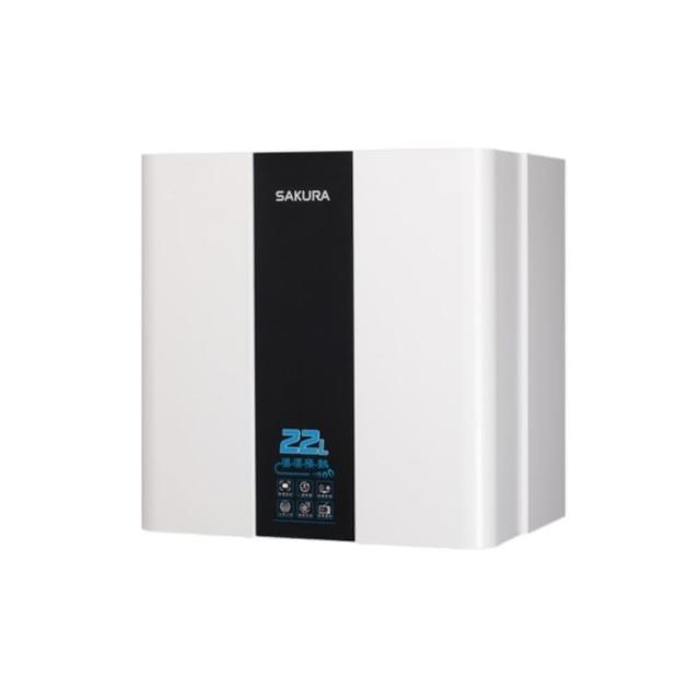 SAKURA櫻花牌 SH-2291（型號：SH-2291FE-NG1）瓦斯熱水器，臺灣製造，FE強制排氣式設計，確保安全高效排氣。具備數位恆溫控制，提供穩定熱水輸出；電子式自動點火，操作簡便。能源效率達第二級，尺寸453×300×355mm（不含外罩），重量僅23kg，適閤家庭使用。保固2年，電壓110V，BSMI許可依原廠公告。完美解決居家熱水需求，安全可靠、省能環保。