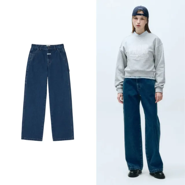 【MARITHE FRANCOIS GIRBAUD】官方旗艦 女版 工裝牛仔褲 MFG(藍色)