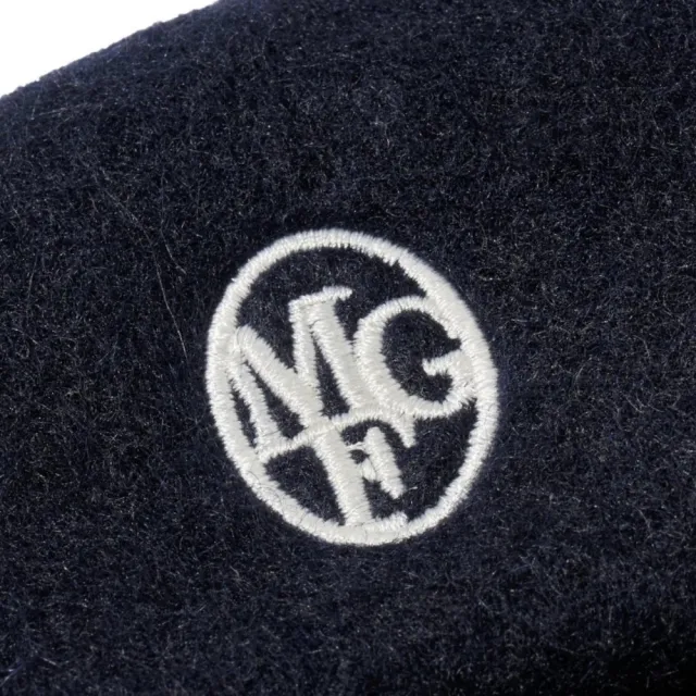 【MARITHE FRANCOIS GIRBAUD】官方旗艦 圓標LOGO刺繡羊毛貝雷帽 MFG(多款任選)