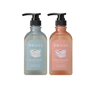 【DROAS】礦物泥洗髮精/潤髮乳400ml(絲滑潔淨/受損修護)