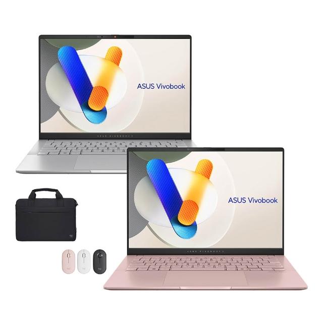 【ASUS】筆電包/滑鼠組★14吋R5輕薄筆電(VivoBook S M5406NA/R5-7535HS/16G/512G/W11/OLED)