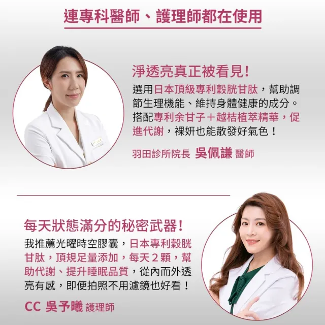 【Nutrimate 你滋美得】光曜時空膠囊6盒組(共180粒、榖胱甘月太、熊果素、余甘子、越桔、玻尿酸)