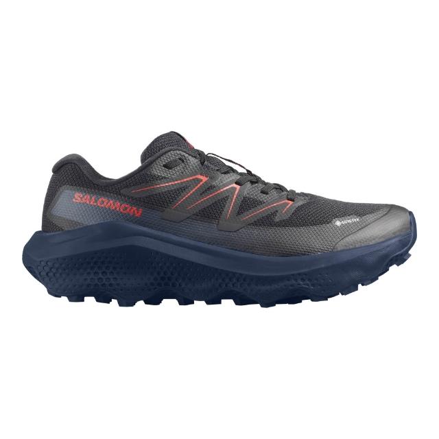 【salomon】ULTRA FLOW 2 GORE-TEX 男款 野跑鞋 黑藍