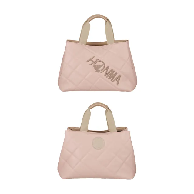 【HONMA 本間高爾夫】高爾夫衣物袋BB12507  BOSTON BAG(粉紅/褐)