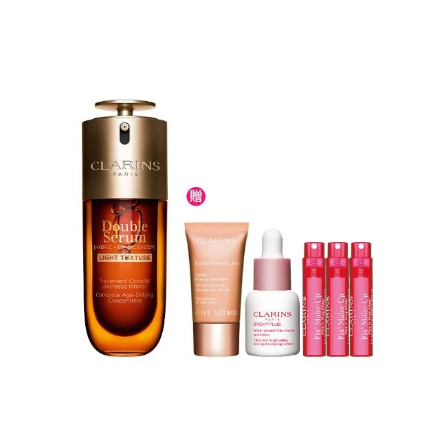 【CLARINS 克蘭詩】全新 清爽黃金雙萃精華50ml(抗老/清爽/週年慶)