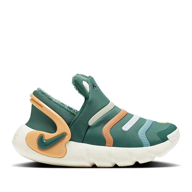 【NIKE 耐吉】運動鞋 童鞋 中小童 兒童 毛毛蟲鞋 套腳式 DYNAMO 2 EASYON LIL PS 綠 FZ1014-300