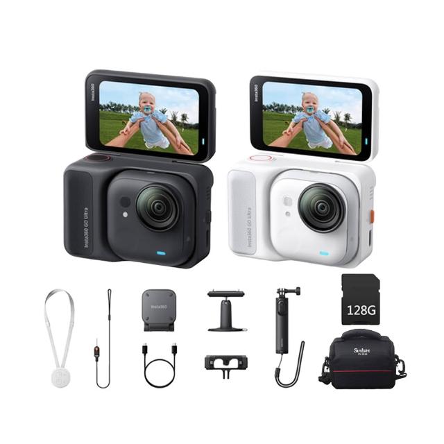 【Insta360】GO ULTRA 人氣套裝/創作者套裝+128G V30記憶卡+2614專業相機包