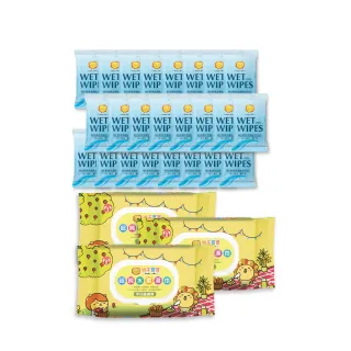 【獅子寶寶】MOMO獨家-超純水柔溼巾8抽9組(共72包)+80抽3包含蓋