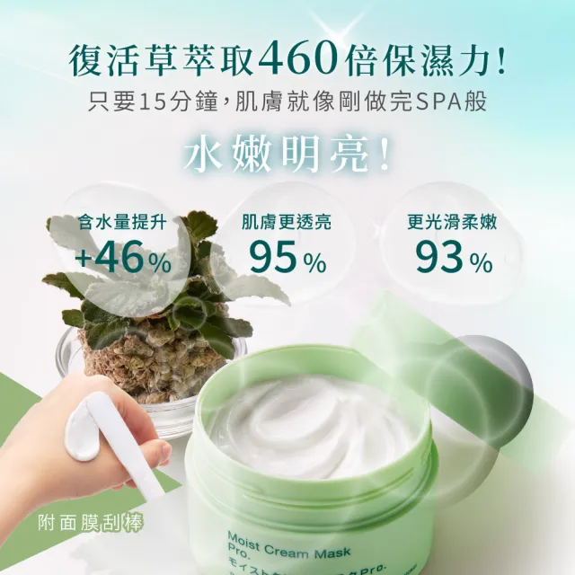 【Bb LABORATORIES】奇肌復活草保濕面膜175g(保濕鎮靜 退紅舒緩 敏感肌可用 塗抹式 日本 SPA保養品)