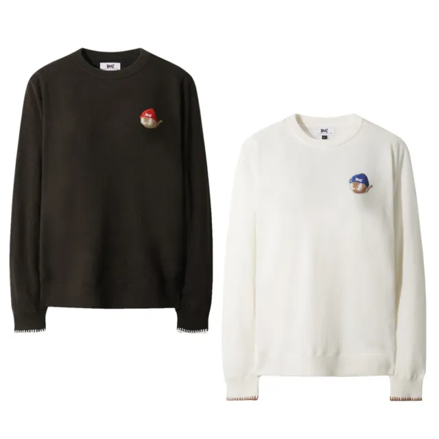 【WAAC】CASHMERE BLENDED CHAIN STITCH SWEATER 女士 長袖上衣(兩色任選)