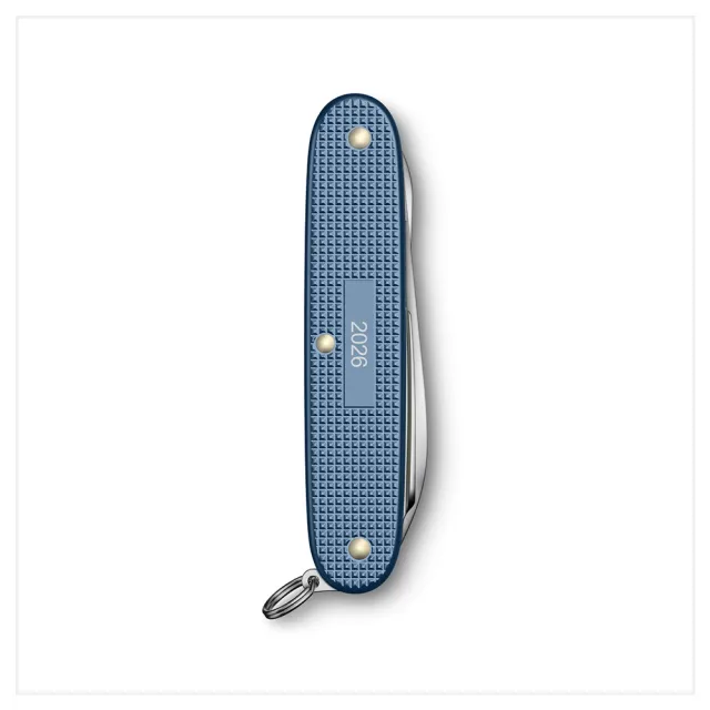 【VICTORINOX 瑞士維氏】2026限量鋁合金冰川藍 瑞士刀/93mm(0.8231.L26)