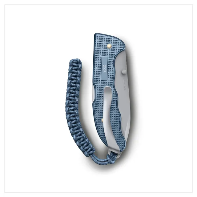 【VICTORINOX 瑞士維氏】2026限量鋁合金冰川藍 折疊式獵刀/136mm(0.9415.L26)