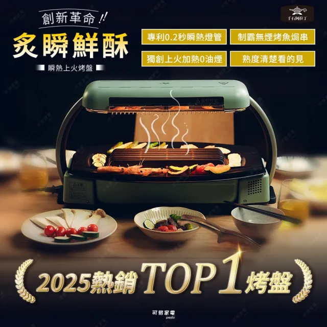 【2026】電烤盤推薦ptt》10款高評價人氣品牌排行榜 | BALIMAN情報局