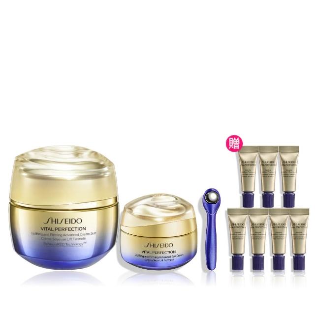 【SHISEIDO 資生堂國際櫃】激抗痕緊緻撫紋雙核心組(眼霜/乳霜/撫紋/抗老)