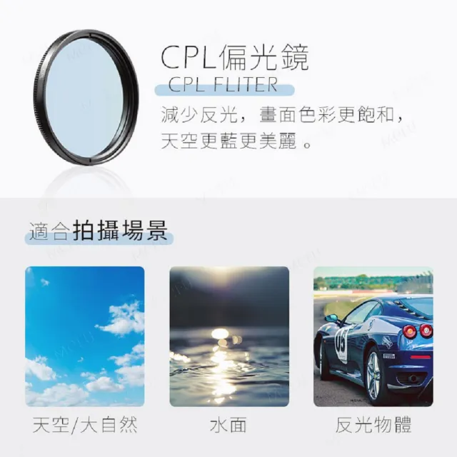 【APEXEL】37mm CPL偏光鏡 手機濾光鏡 CPL偏光鏡頭(單顆CPL偏光鏡 37MM濾鏡 外接鏡頭)