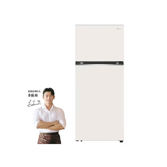 【LG 樂金】375公升智慧變頻右開雙門冰箱(GN-L372BEN)