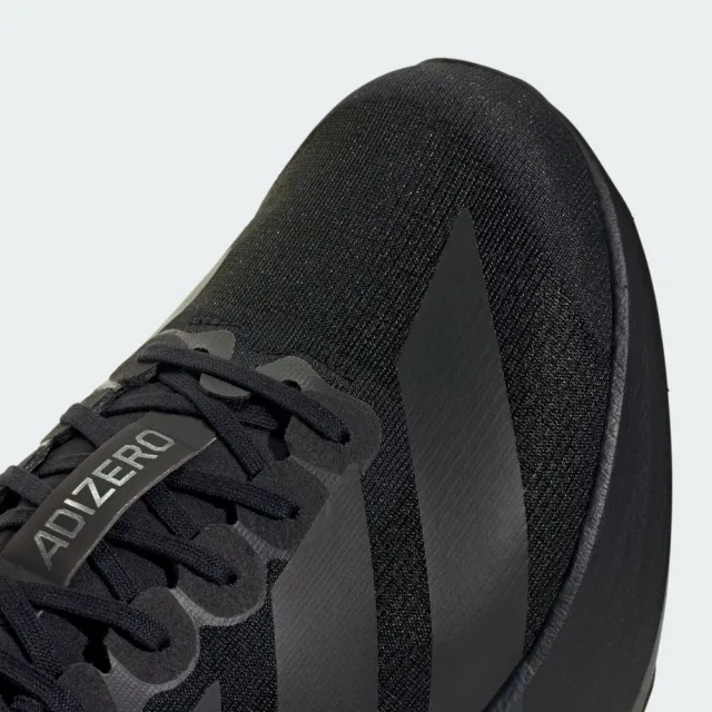 【adidas 愛迪達】ADIZERO EVO SL 跑鞋(KH9858 男鞋 跑鞋 輕量 慢跑鞋 經典黑)