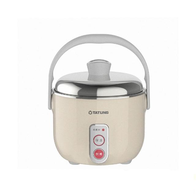 【TATUNG 大同】3人份電鍋-不鏽鋼配件/異電壓220V 僅國外適用/奶茶色(TAC-03D-DV2BI)