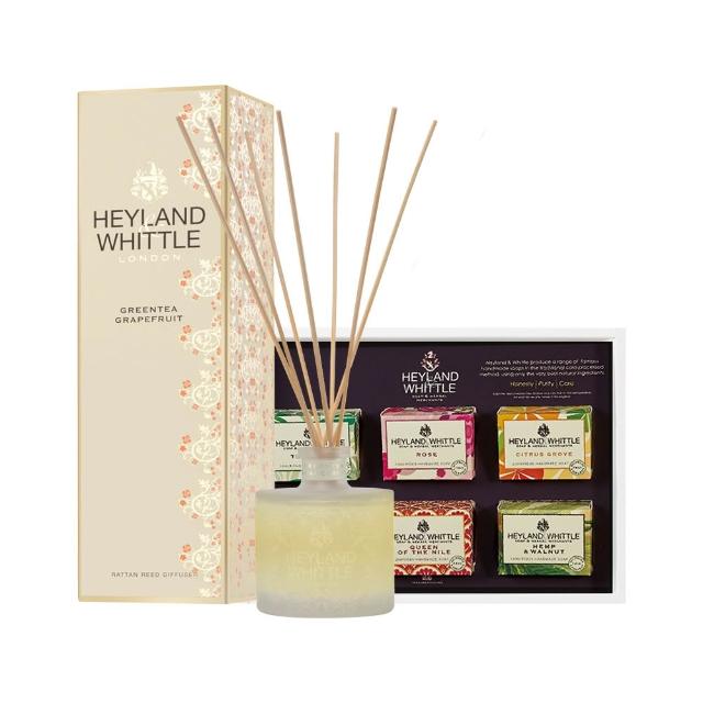 【H&W 英倫薇朵】經典系列擴香瓶買就送香氛皂禮盒組(多款任選)