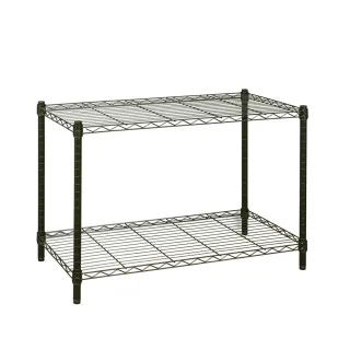 【dayneeds 日需百備】輕型 76x30x60公分 烤漆二層架(鐵力士架/收納層架/鞋架/展示架/層架/鐵架)