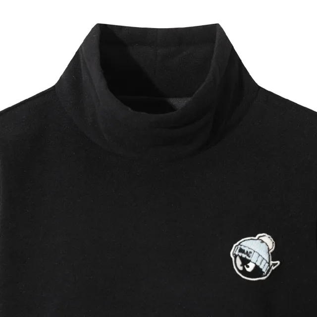 【WAAC】BEANIE WAACKY FLEECE PULLOVER 女士 高領長袖上衣(WWTBW25802-BKX)