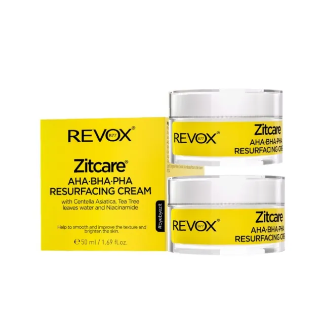 【REVOX B77 瑞博士】果酸煥膚粉刺調理凝乳50mlx2入 (夜用)